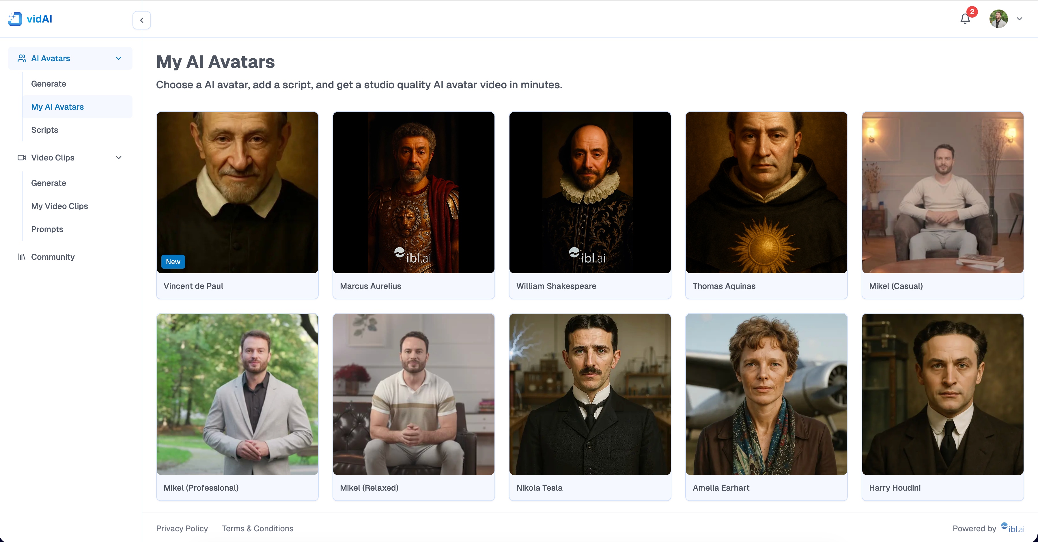 My AI Avatars