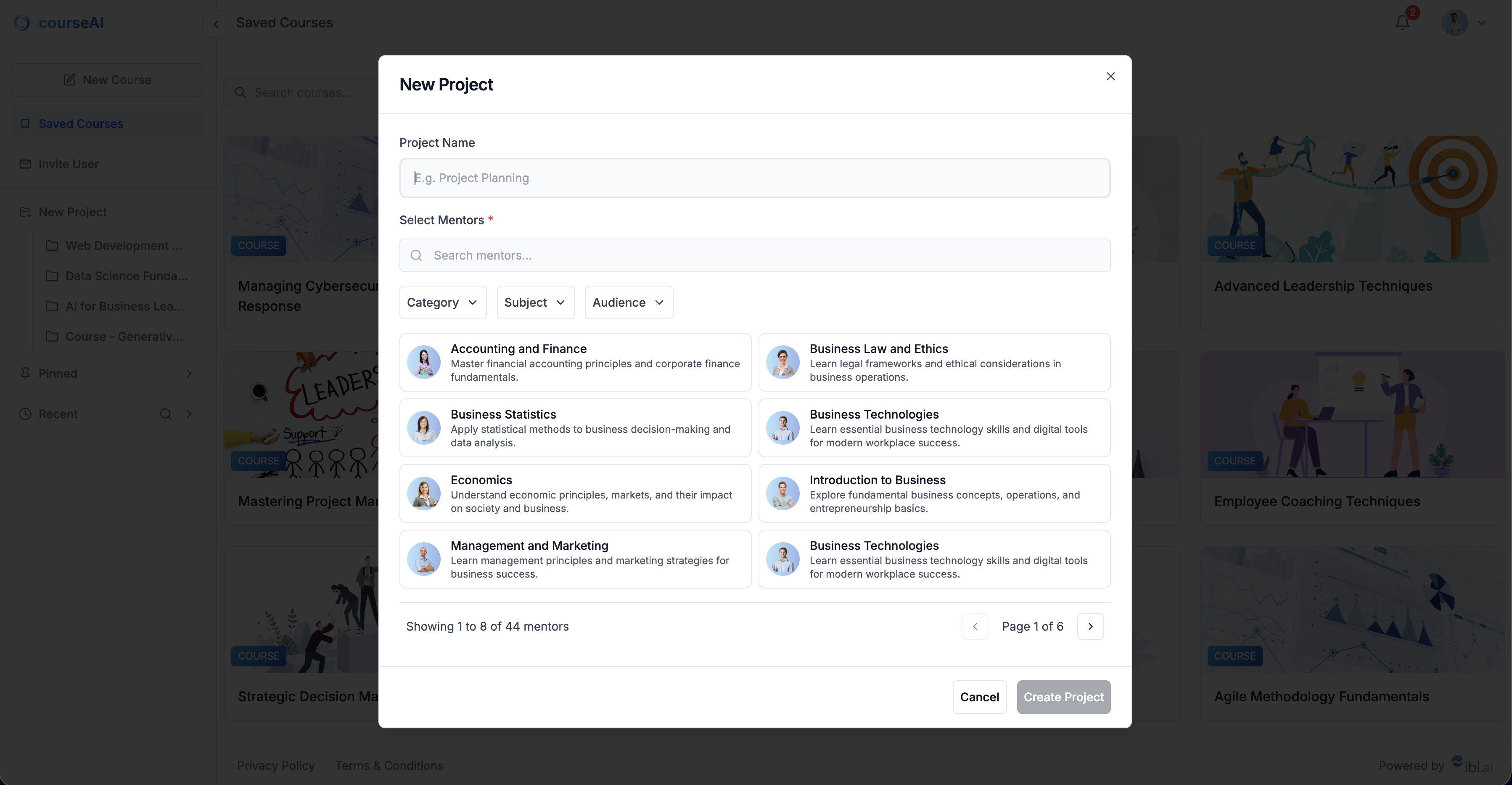 Mentor-Assisted Projects