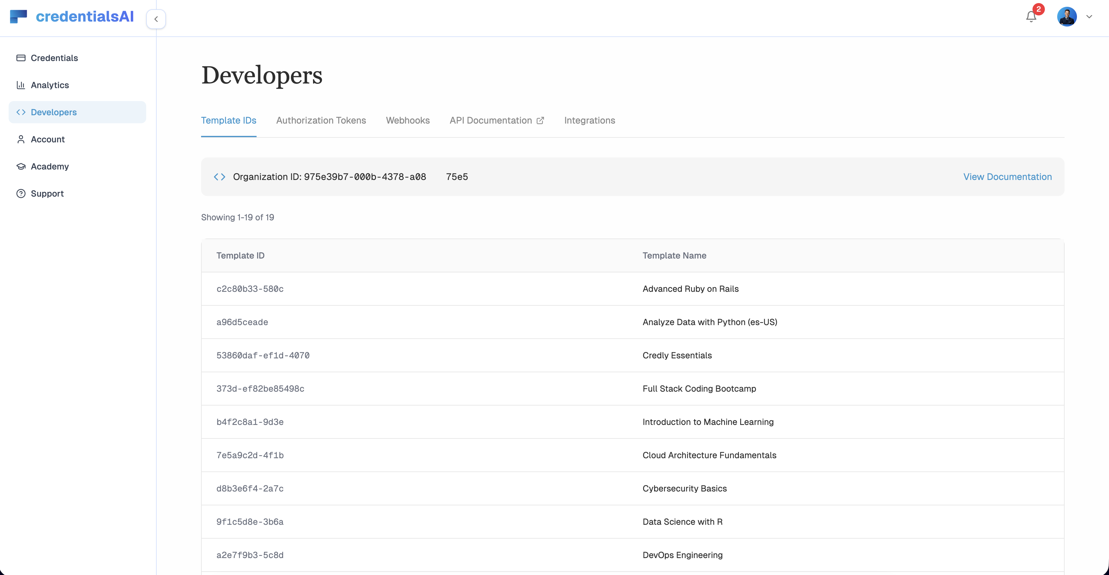 Developer Portal